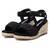 Dámské sandály refresh low sandal in eco-leather black B