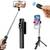 Bezdrátová selfie tyč s Bluetooth, mini stativem a dálkovým ovládáním, 30–70 cm