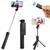 Bezdrátová selfie tyč s Bluetooth, mini stativem a dálkovým ovládáním, 27–68 cm