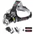 LED čelovka CREE T6 + COB, černá