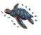 3D puzzle - želva