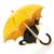 Kočka s deštníkem