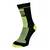 Ponožky MelCon Silver, antibakteriální, černo-fluo