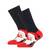 Dětské vánoční froté ponožky s protiskluzem (námořní modř)