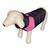 Černo-růžová bunda pro psa