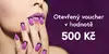 Otevřený voucher v hodnotě 500 Kč