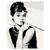 Audrey Hepburn černobílá