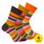 6 párů barevných zdravotních bavlněných ponožek s volným lemem 34097