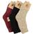 3 pack dámských ponožek alpaka