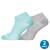 SCHOLL Ponožky dámské COOL ARIKOOL šedá/mátová - 2 páry v balení