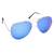 Zlaté brýle Kašmir Pilot P10 - skla modrá zrcadlová