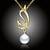 Perlový náhrdelník Pearl Dolphin Gold - White Pearl