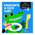 Krokodýl si čistí zuby - leporelo - maluj vodou