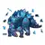 3D puzzle - stegosaurus