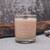 Sójová vonná svíčka ve whisky sklenici - Tropické ovoce, 160 g