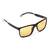 Černo-šedé brýle Kašmir Treat Polarized TP05 - skla žlutá světlá