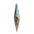 Vánoční raketa 14 cm - Hnědo-modrá