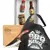 Malý BBQ box + zástěra BBQ KING, bambusové prkénko a nůž