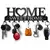 Kovový věšáček - Home sweet home