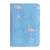 Modrý obal na cestovní pas s plameňákem