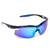 Černé brýle Kašmir Sport Classic Polarized SCP02 - skla modrá zrcadlová