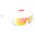 Bílé brýle Kašmir Sport Classic Polarized SCP06 - skla oranžová zrcadlová