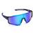Černé brýle Kašmir Sport State ST10 - skla modro-zelená zrcadlová