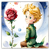 Čistící utěrka - chlapec s růží