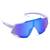 Bílé sportovní brýle Kašmir Sport Shark SSD03 - skla modrá zrcadlová