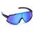Černé sportovní brýle Kašmir Sport Shark SSD02 - skla modrá zrcadlová