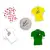 Odznáčky se špendlíkem set 5 kusů - Tour de France