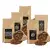 Set s kávovými zrny v čokoládě (Brazil + Costa Rica + Brazil/India + Costa Rica/India), 4x 250 g