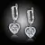 Náušnice La Diamantina Crystal Heart