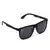Černé brýle Kašmir Joy Polarized JP01 - skla tmavá