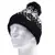 Klasický pletený zimní kulich Norway s bambulí ZN01 black