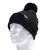 Vodoodpudivý pletený zimní kulich s bambulí ZW01 all black