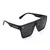 Černé brýle Kašmir Sky Polarized SKP01 - skla tmavá