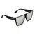 Černé brýle Kašmir Sky Polarized SKP04 - skla zrcadlová