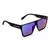 Černé brýle Kašmir Sky Polarized SKP05 - skla modro-zelená zrcadlová