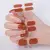 Nalepovací UV GEL lak na nehty – hnědá se třpytkami