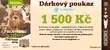 Dárkový poukaz v hodnotě 1500 Kč