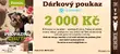 Dárkový poukaz v hodnotě 2000 Kč
