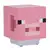 Plastová dekorativní a zvuková 3D lampa Minecraft: Prasátko