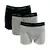 Boxerky Calvin Klein - 2x šedá a 1x černá