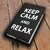 Keep calm and read relax