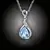 Okouzlující náhrdelník Rain Drop Aquamarine