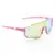 Růžové sportovní brýle Kašmir Sport State Dots SSKD8 - skla růžová zrcadlová