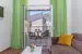 Apartmán s jednou spálňou, balkónom a výhľadom na bazén (40 m²)