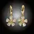 Pozlacené náušnice La Diamantina Sakura Gold