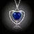 Luxusní náhrdelník Crystal Blue Heart